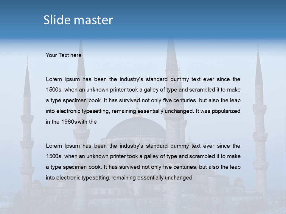 Cold Unit Home PowerPoint Template