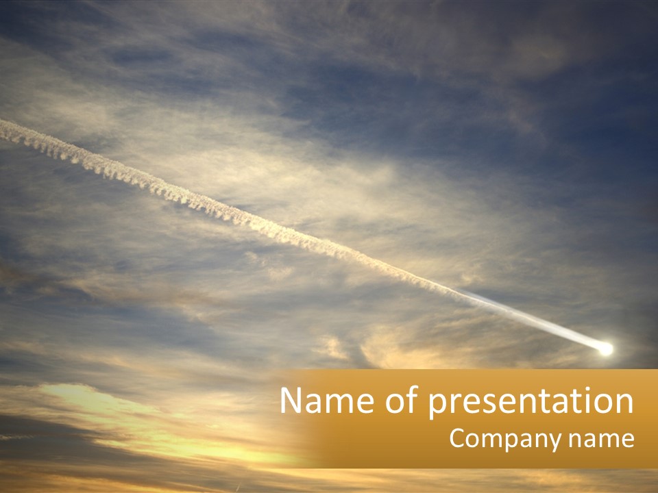 Energy Air Power PowerPoint Template