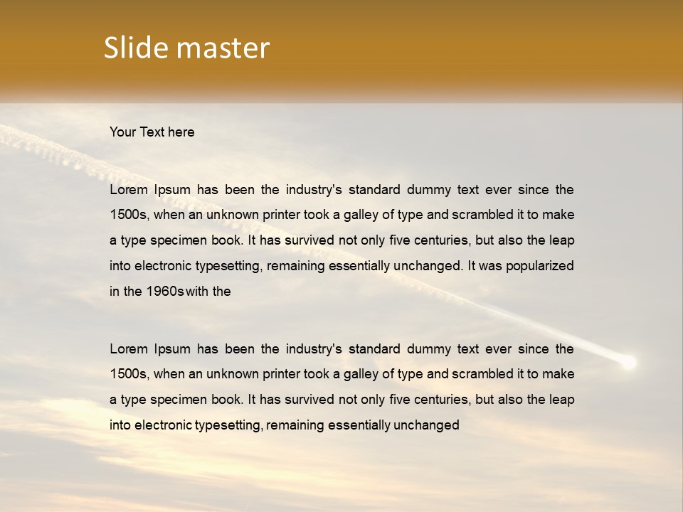 Energy Air Power PowerPoint Template
