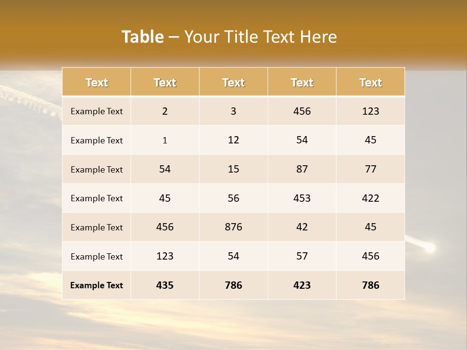 Energy Air Power PowerPoint Template