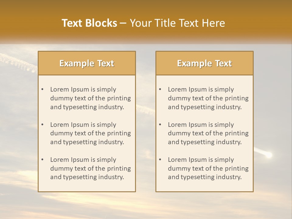 Energy Air Power PowerPoint Template