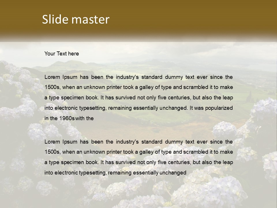 Energy Supply Cold PowerPoint Template