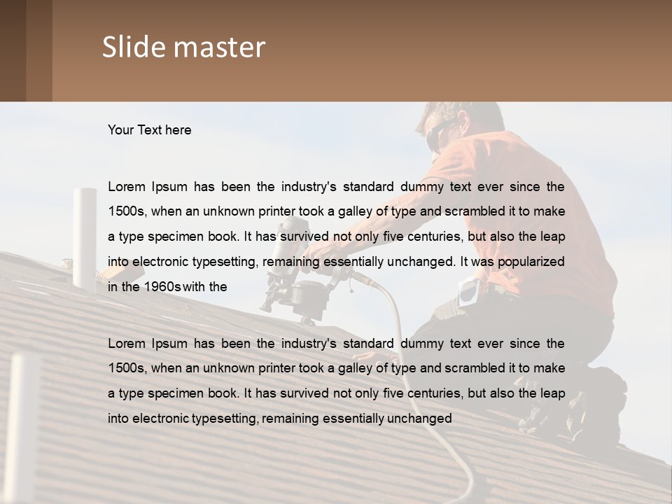 Ventilation Air Cool PowerPoint Template