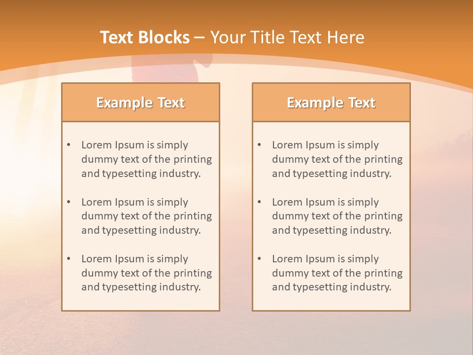White Industry House PowerPoint Template