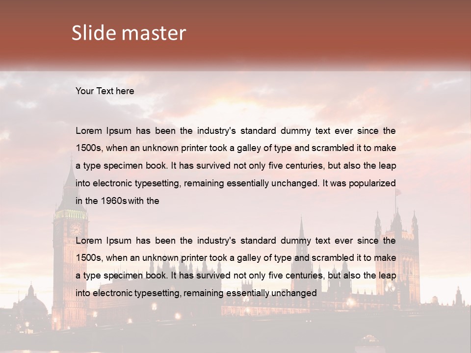 White Cooling Switch PowerPoint Template