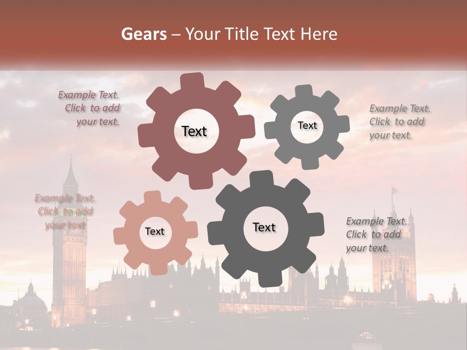 White Cooling Switch PowerPoint Template