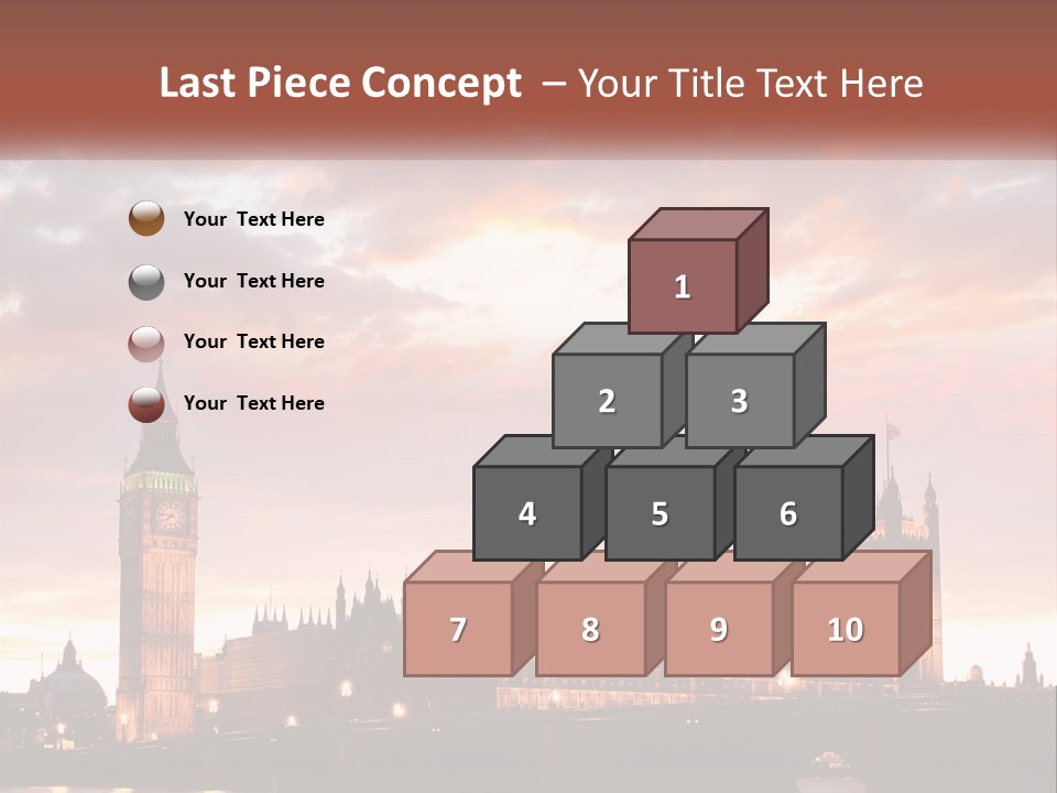 White Cooling Switch PowerPoint Template