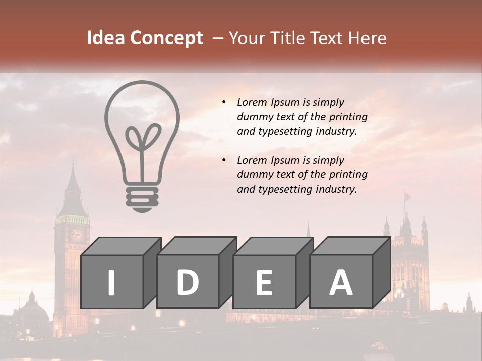 White Cooling Switch PowerPoint Template