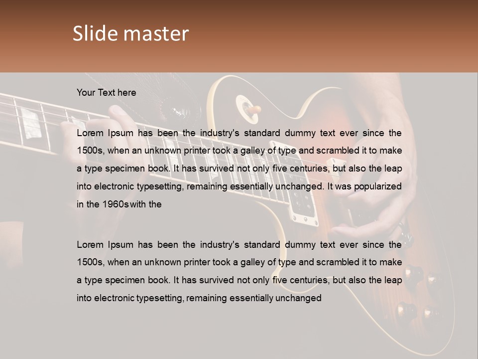 Part Cool White PowerPoint Template