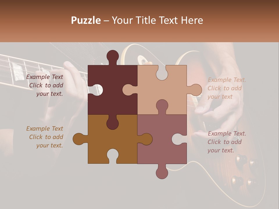 Part Cool White PowerPoint Template