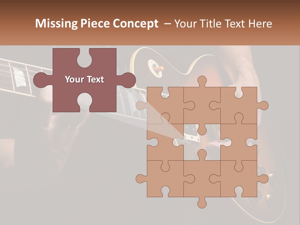 Part Cool White PowerPoint Template