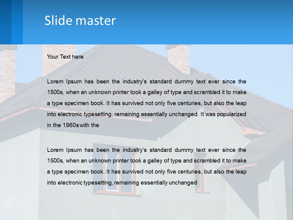 Technology House Remote PowerPoint Template