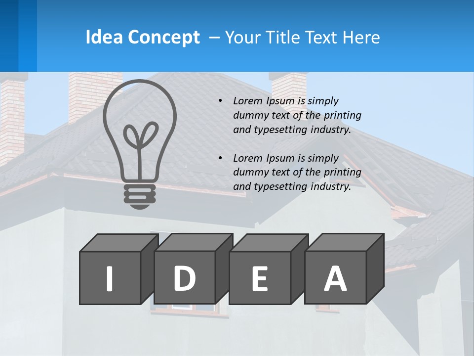 Technology House Remote PowerPoint Template