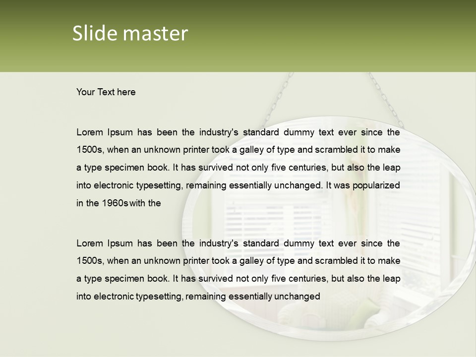 House Part Unit PowerPoint Template