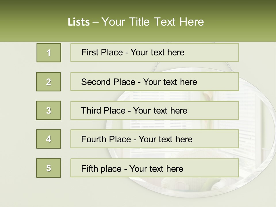 House Part Unit PowerPoint Template
