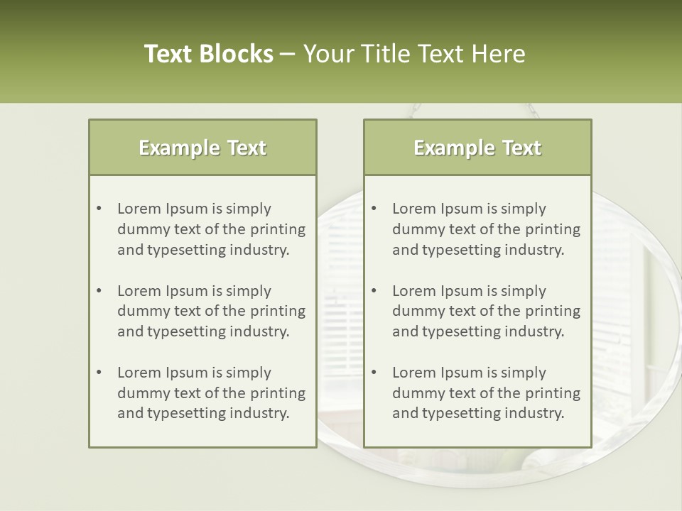 House Part Unit PowerPoint Template