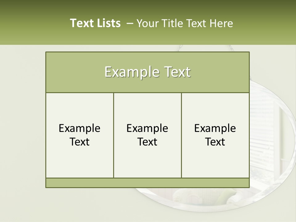 House Part Unit PowerPoint Template