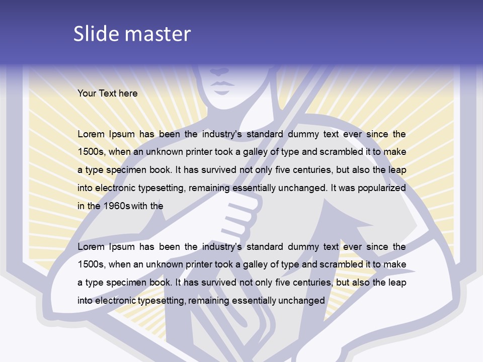 Energy Ventilation Switch PowerPoint Template