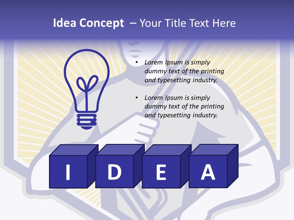 Energy Ventilation Switch PowerPoint Template