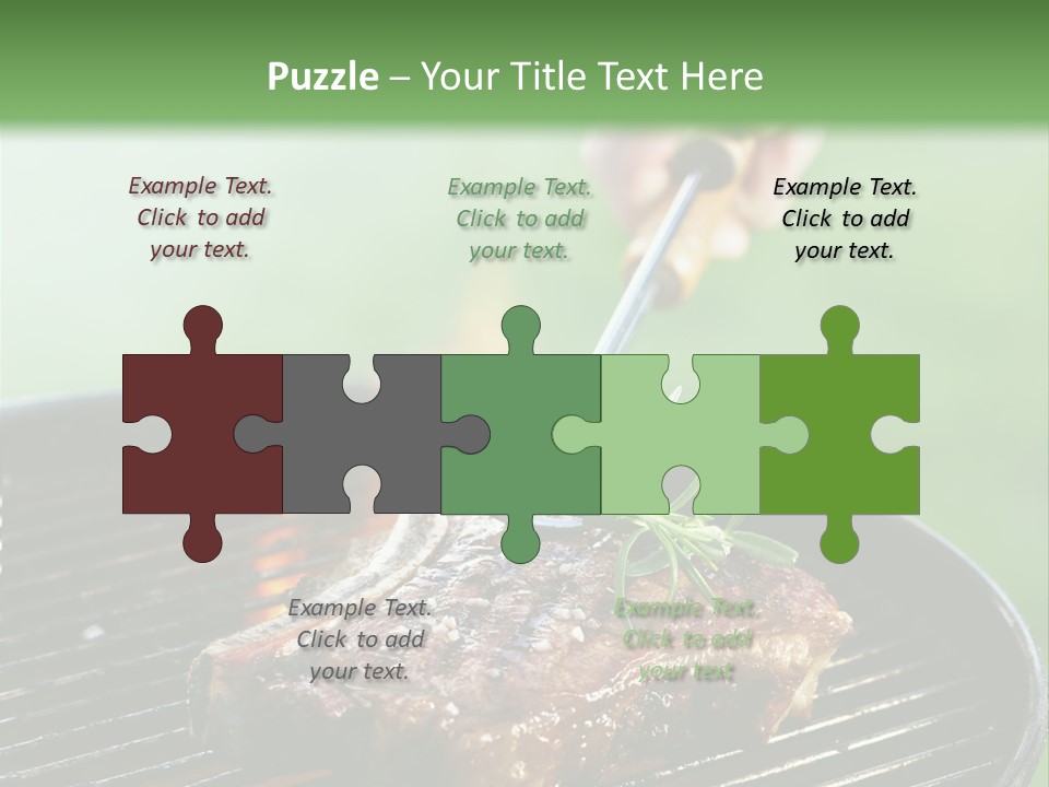 Part Energy White PowerPoint Template