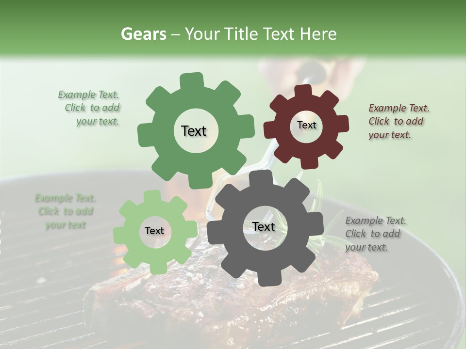 Part Energy White PowerPoint Template