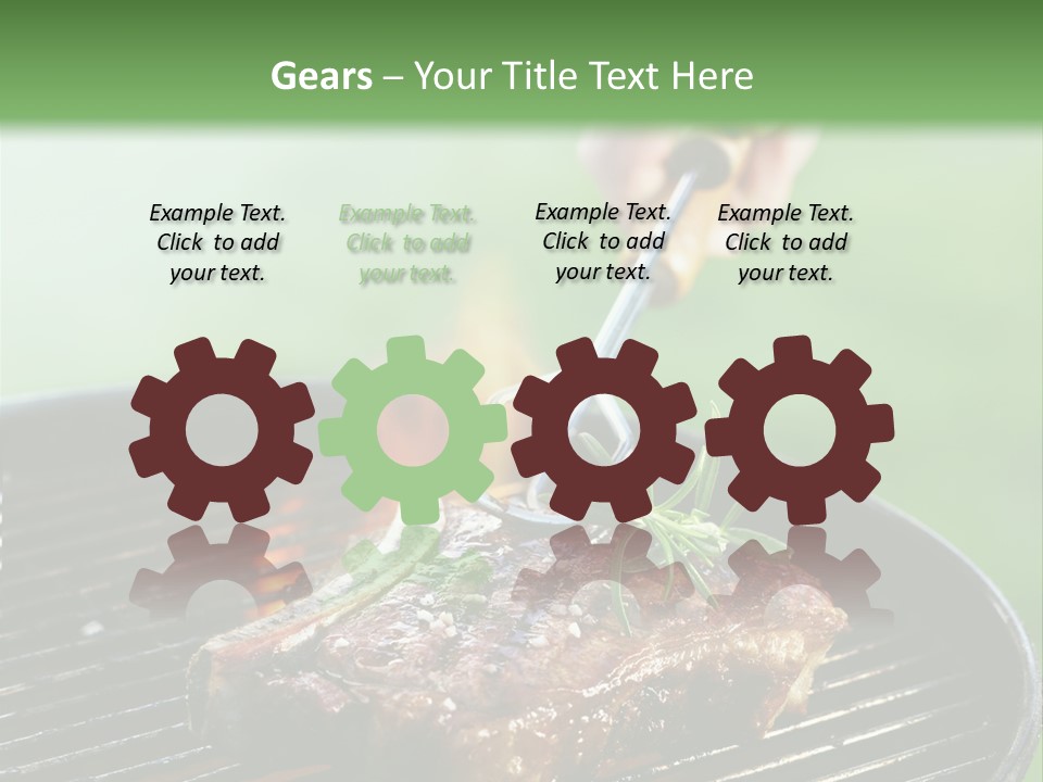 Part Energy White PowerPoint Template