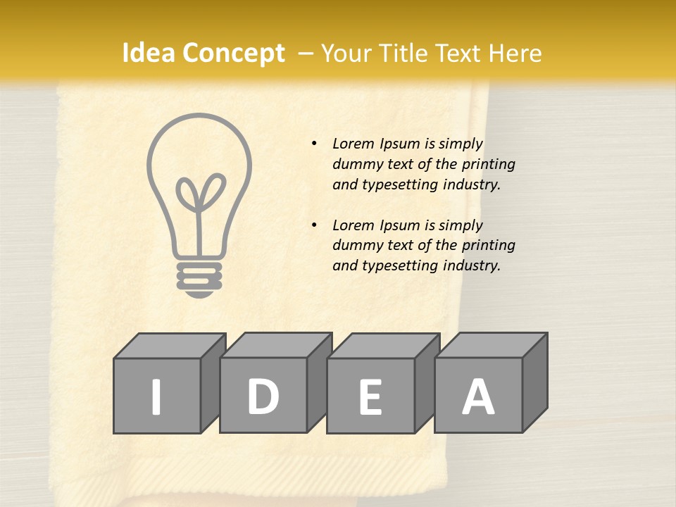 House Conditioner Cool PowerPoint Template