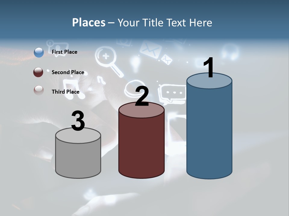 Cold System Power PowerPoint Template