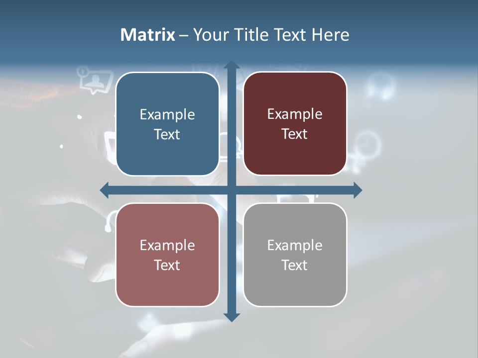Cold System Power PowerPoint Template