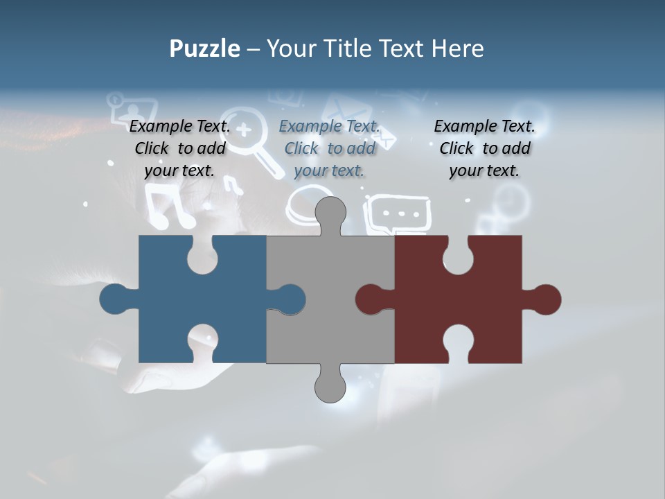 Cold System Power PowerPoint Template