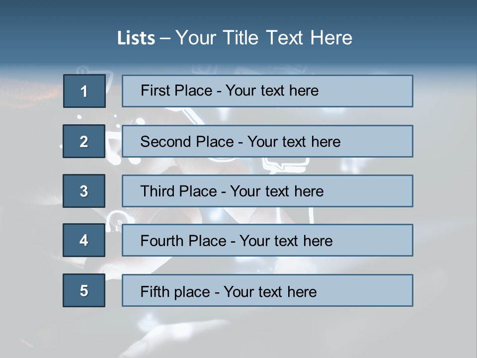 Cold System Power PowerPoint Template