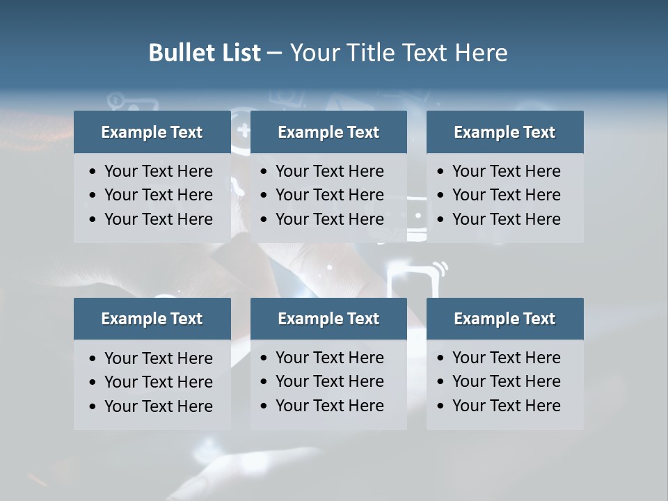 Cold System Power PowerPoint Template
