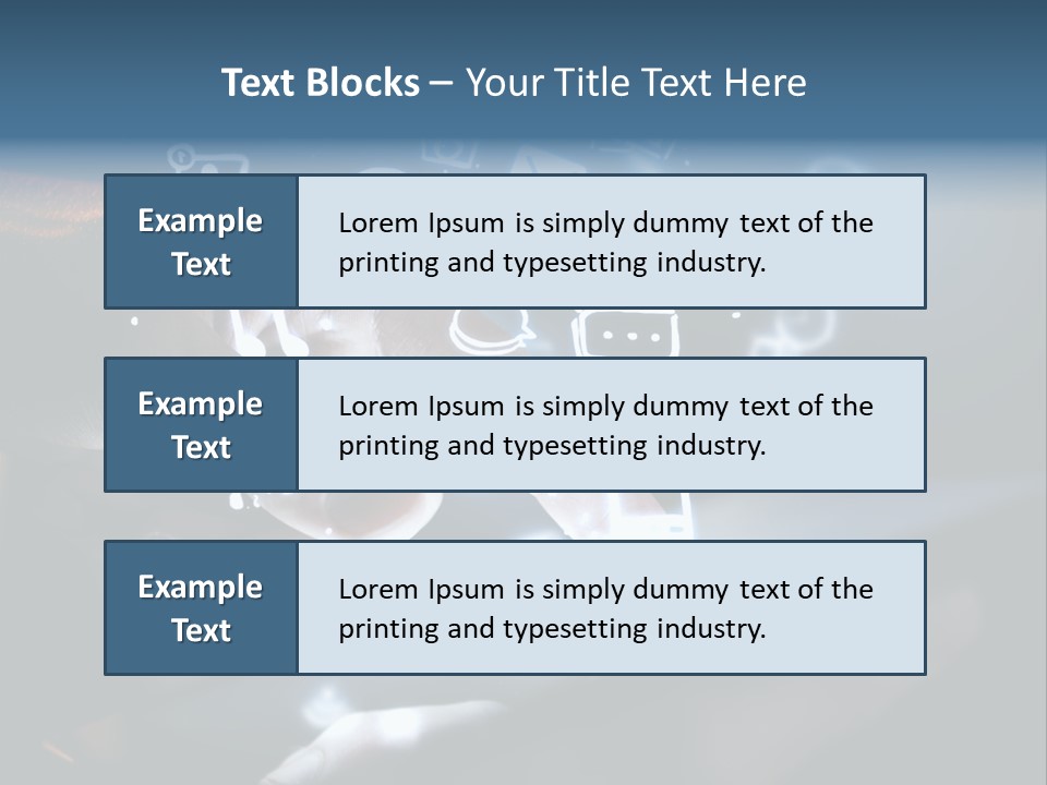 Cold System Power PowerPoint Template
