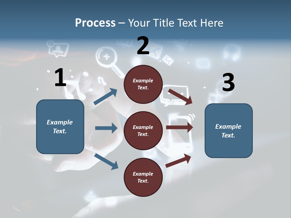 Cold System Power PowerPoint Template