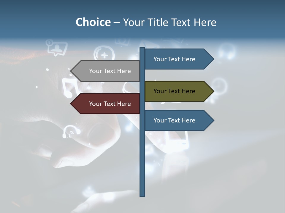 Cold System Power PowerPoint Template