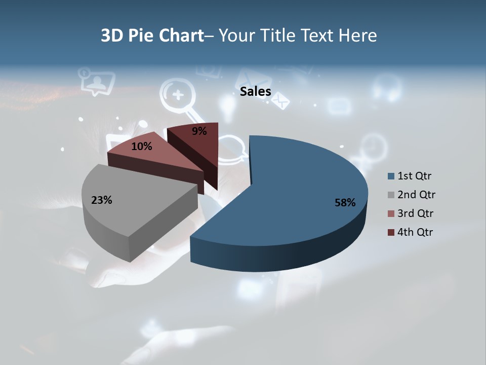 Cold System Power PowerPoint Template