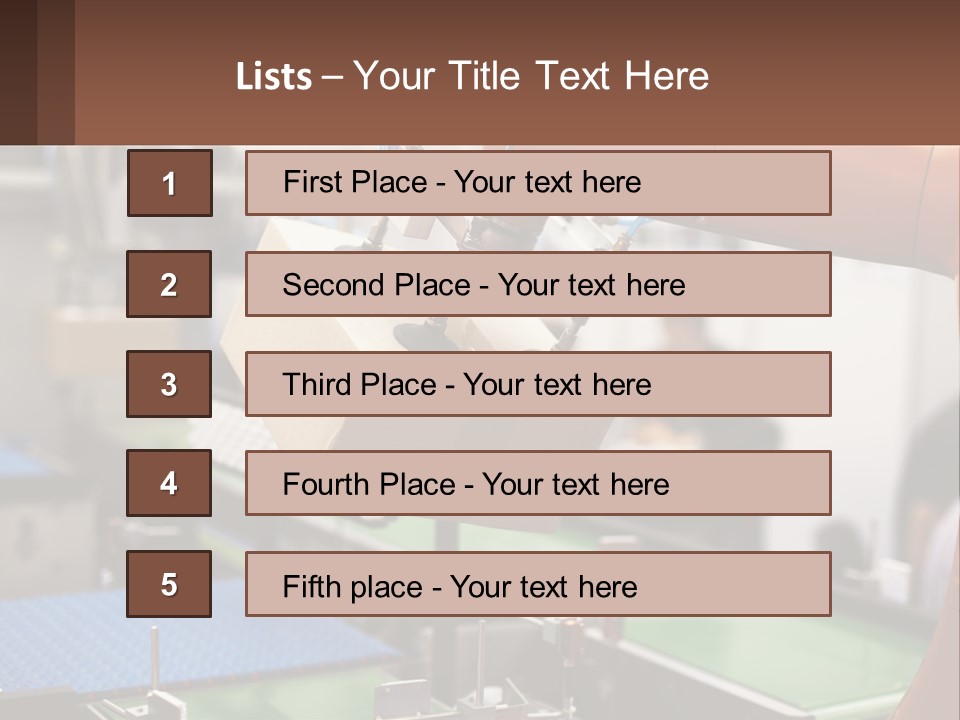 House Equipment System PowerPoint Template