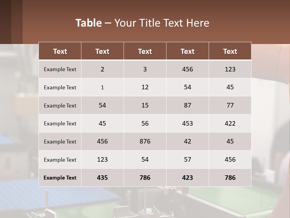 House Equipment System PowerPoint Template