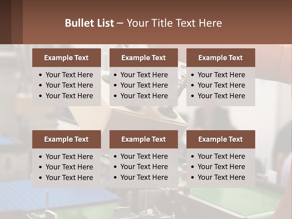 House Equipment System PowerPoint Template