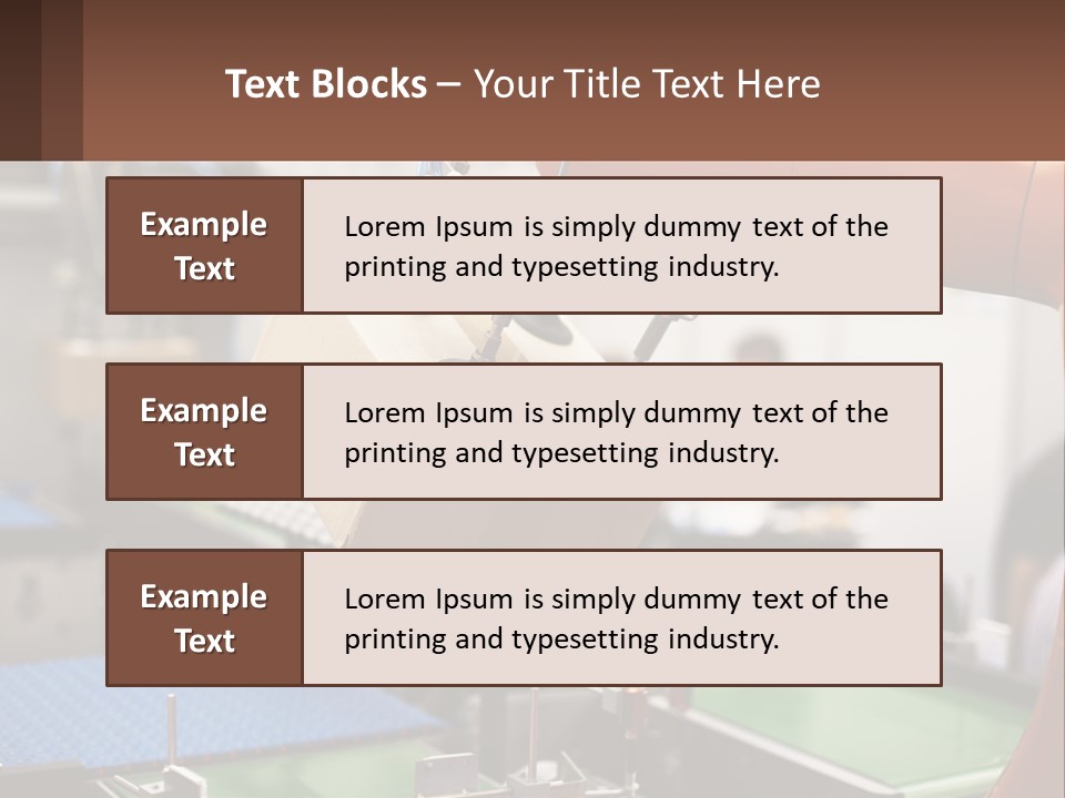 House Equipment System PowerPoint Template