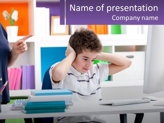 Part Temperature Electric PowerPoint Template