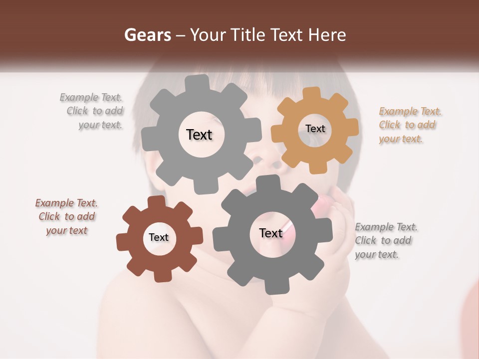 White Cooling Heat PowerPoint Template