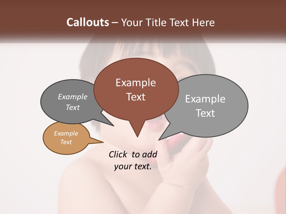 White Cooling Heat PowerPoint Template