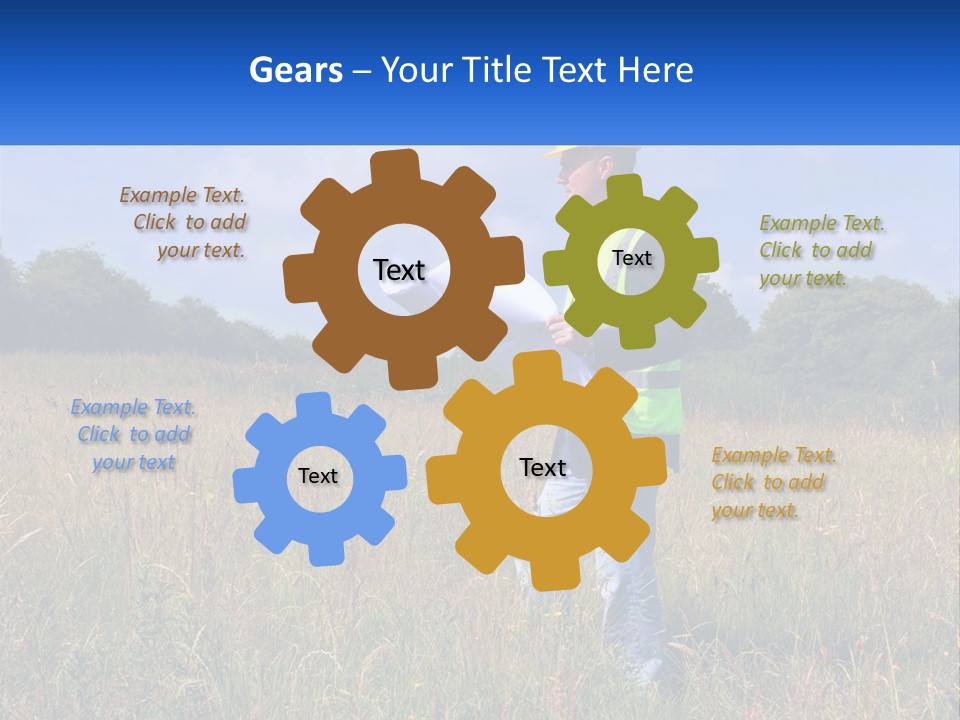 Technology Cold Equipment PowerPoint Template