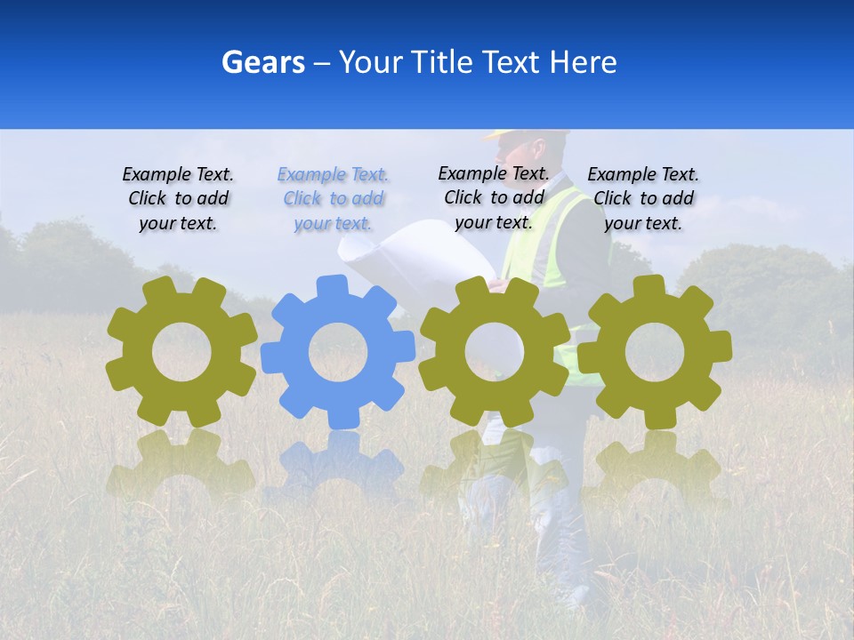 Technology Cold Equipment PowerPoint Template