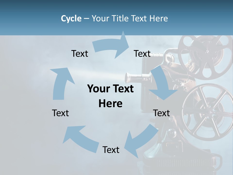 Electric Cooling Climate PowerPoint Template