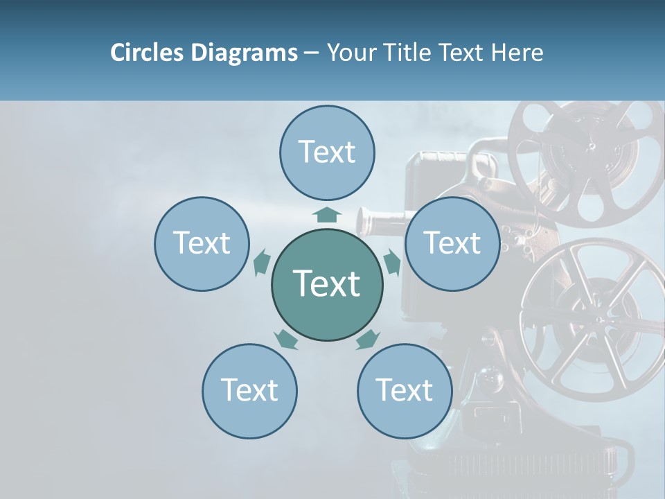 Electric Cooling Climate PowerPoint Template
