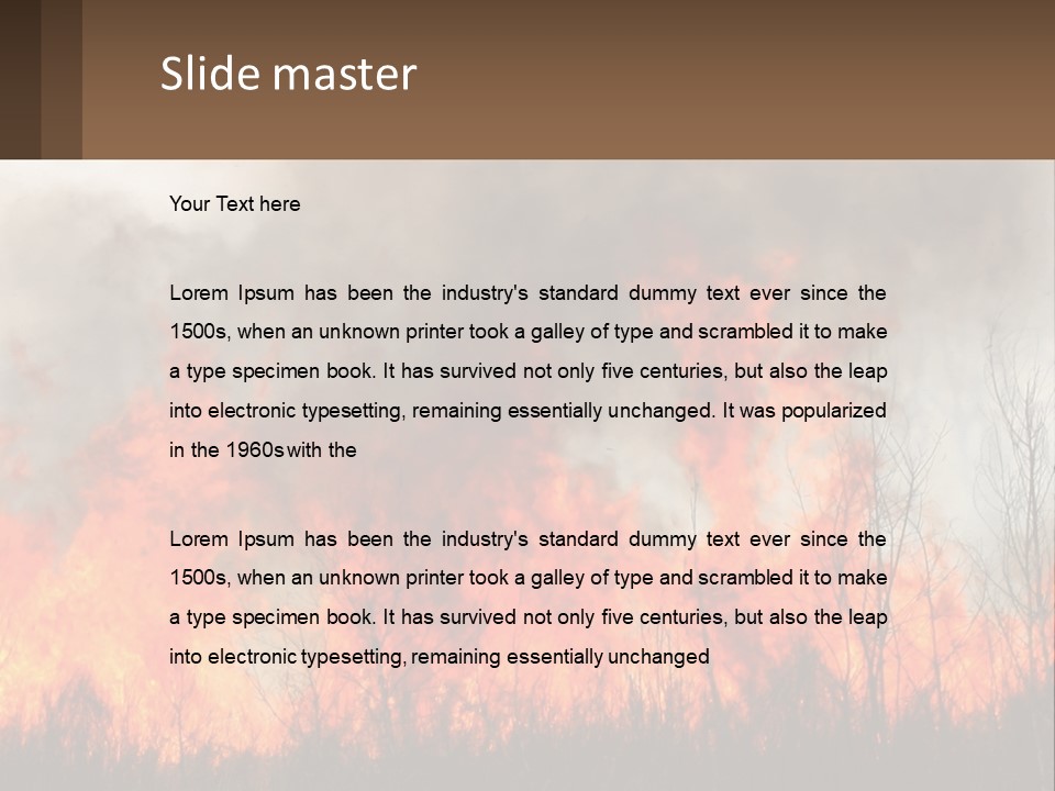 Climate Unit System PowerPoint Template