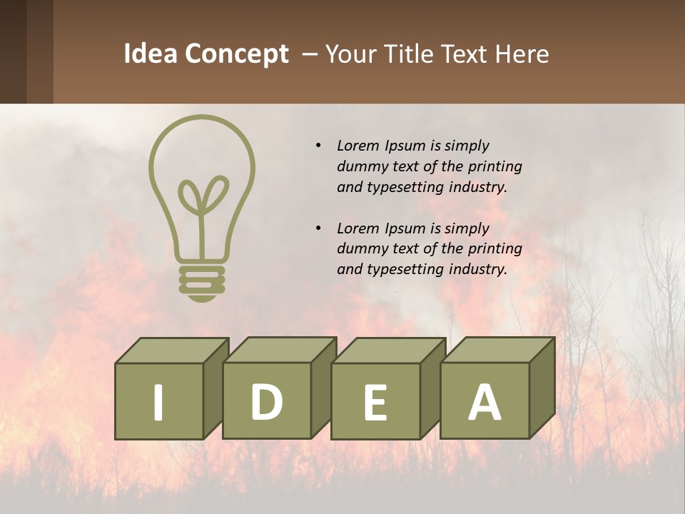 Climate Unit System PowerPoint Template