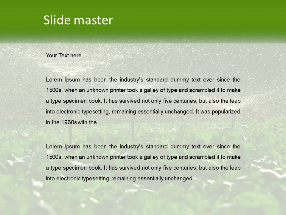 Power Cool Air PowerPoint Template